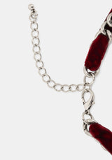 Vaelis Cross Ribbon Chain Necklace