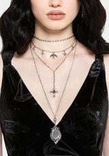 Orum Layered Charm Mirror Necklace