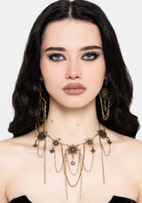 Sorin Celestial Chain Drop Necklace
