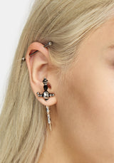 Eldun Sword Drop Earrings