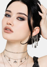 Eldun Sword Chain Ear Cuff