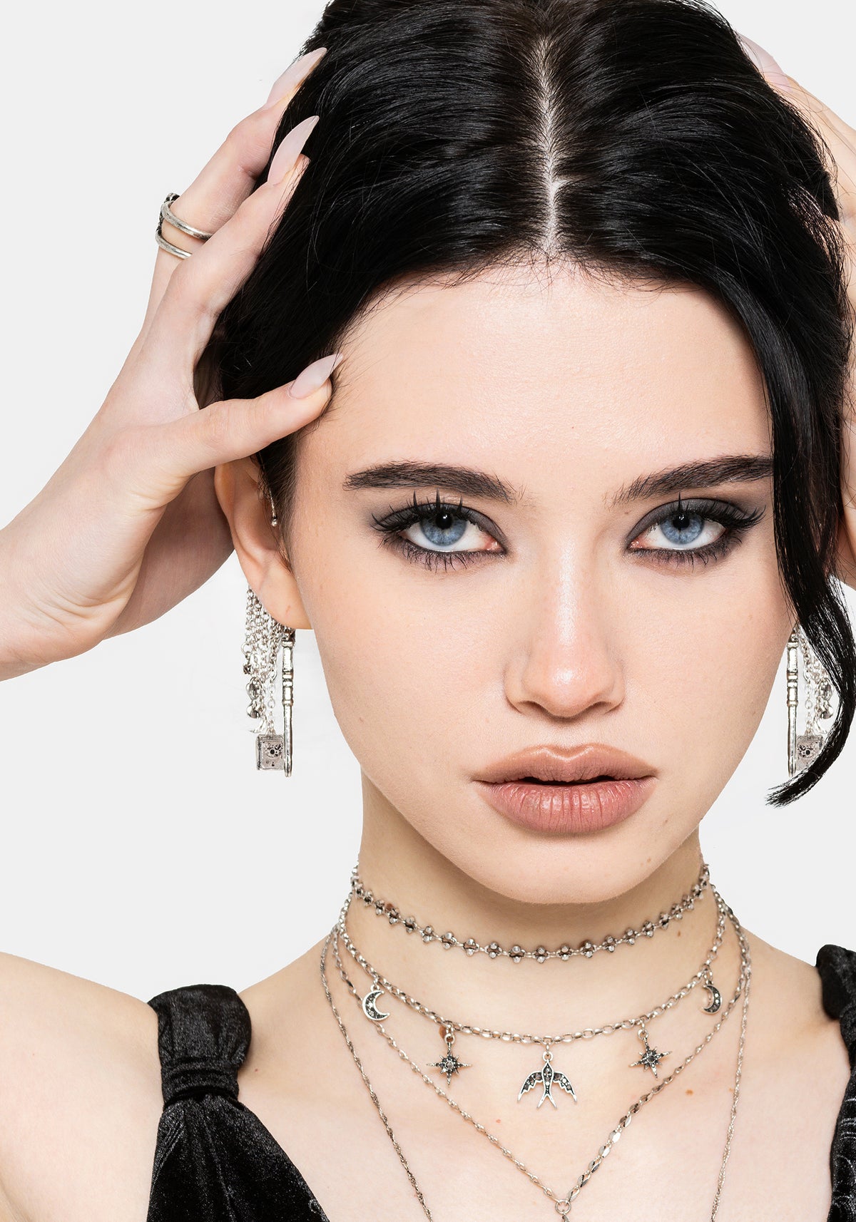 Eldun Sword Chain Ear Cuff