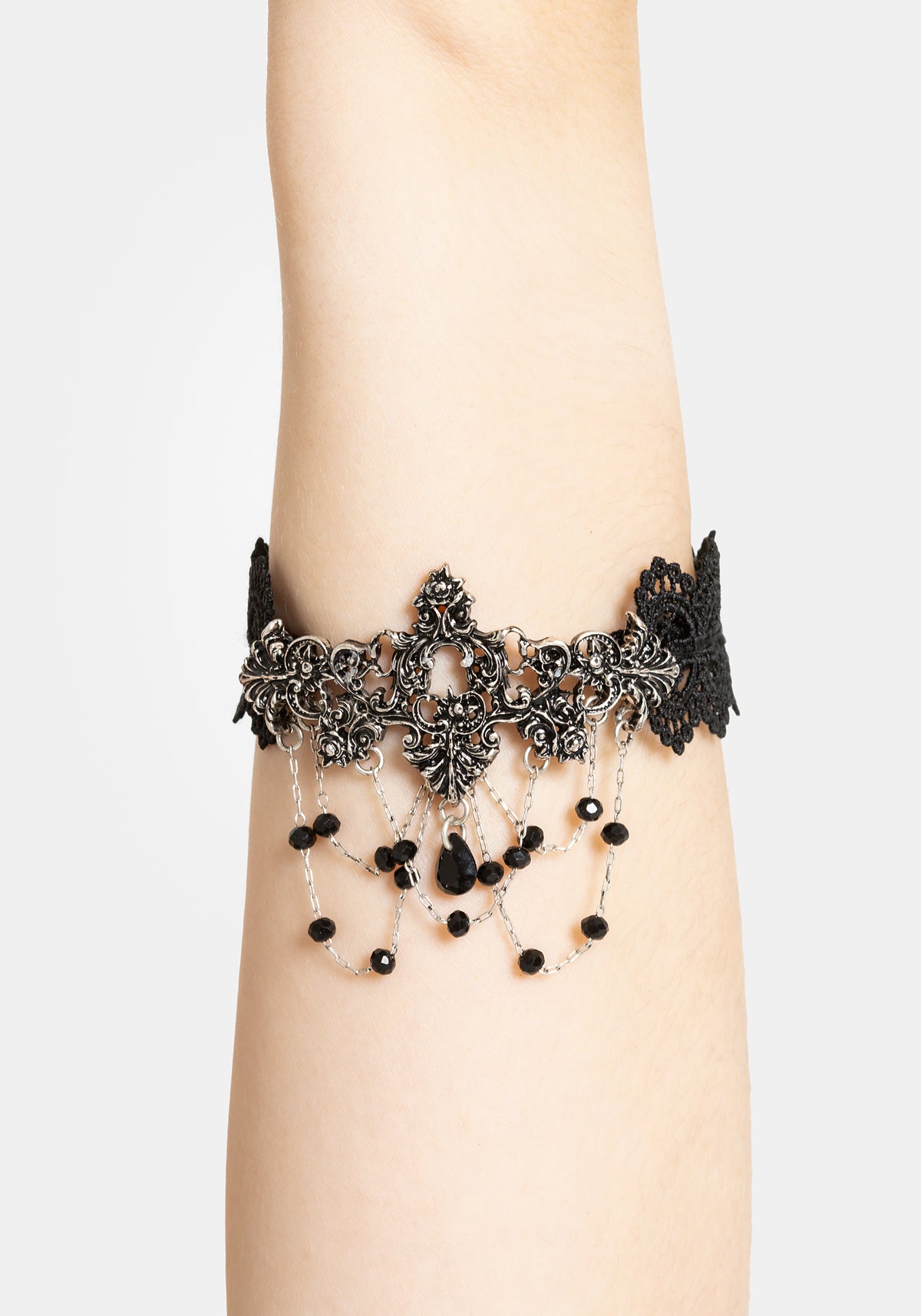 Evara Ornate Lace Bracelet