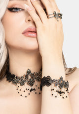 Evara Ornate Lace Bracelet