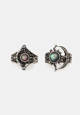 Mera Moon Chunky Ring Set