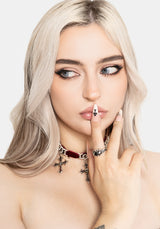 Quorin Skeleton Stone Ring S/M