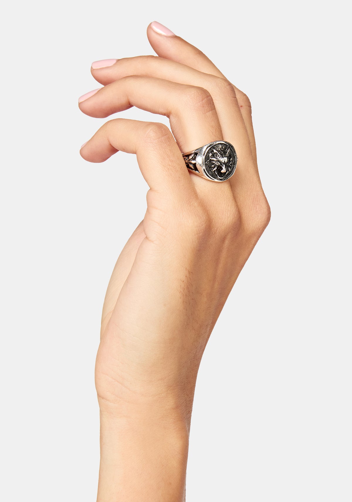 Disturbia x The Witcher Chunky Wolf Ring