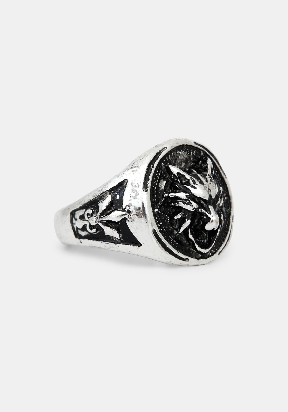 Disturbia x The Witcher Chunky Wolf Ring