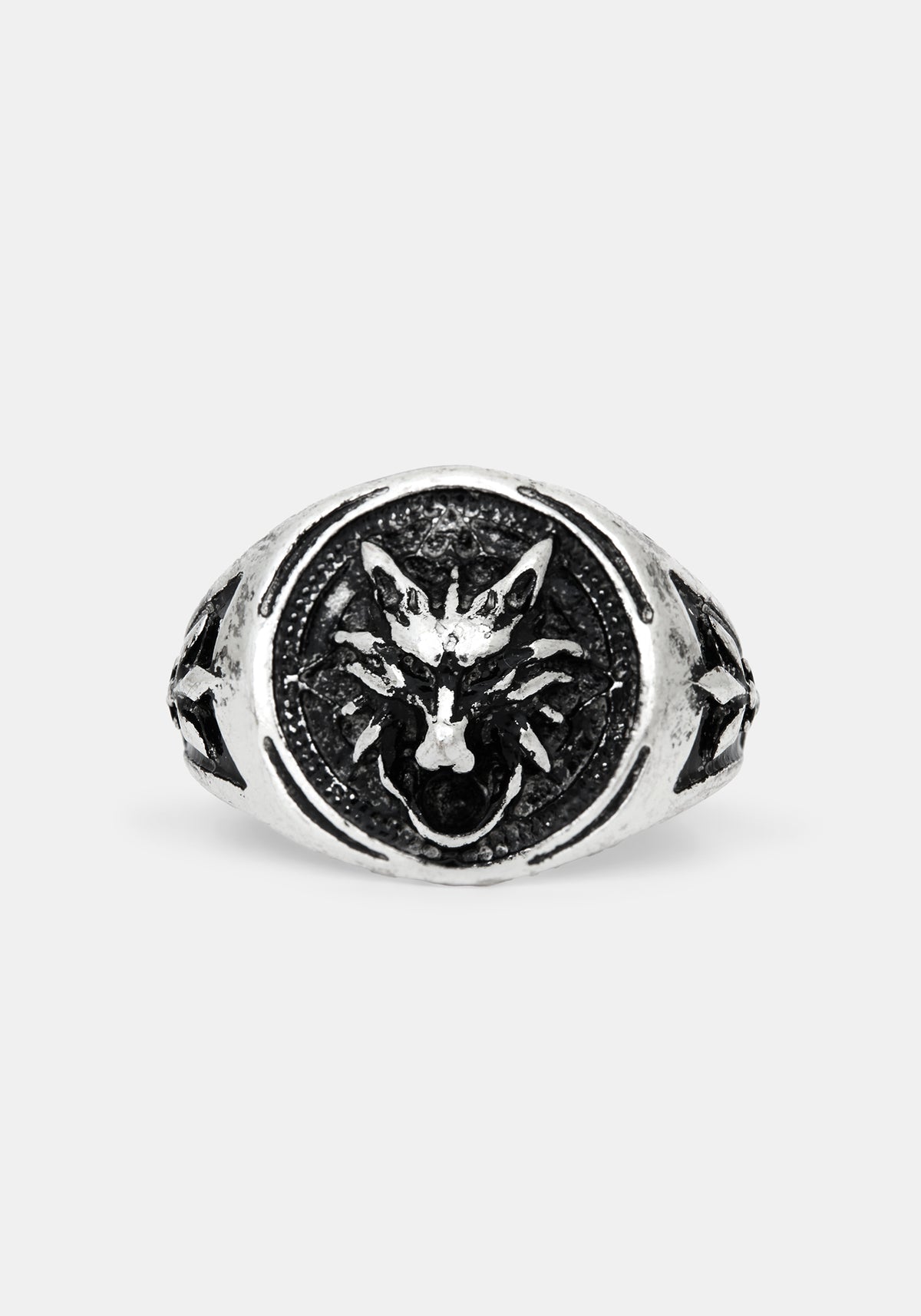 Disturbia x The Witcher Chunky Wolf Ring