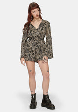 Herla Bhatik Floral Print Playsuit