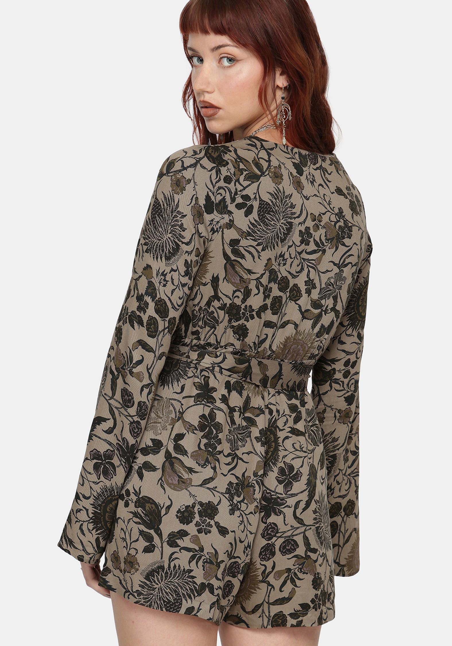 Herla Bhatik Floral Print Playsuit