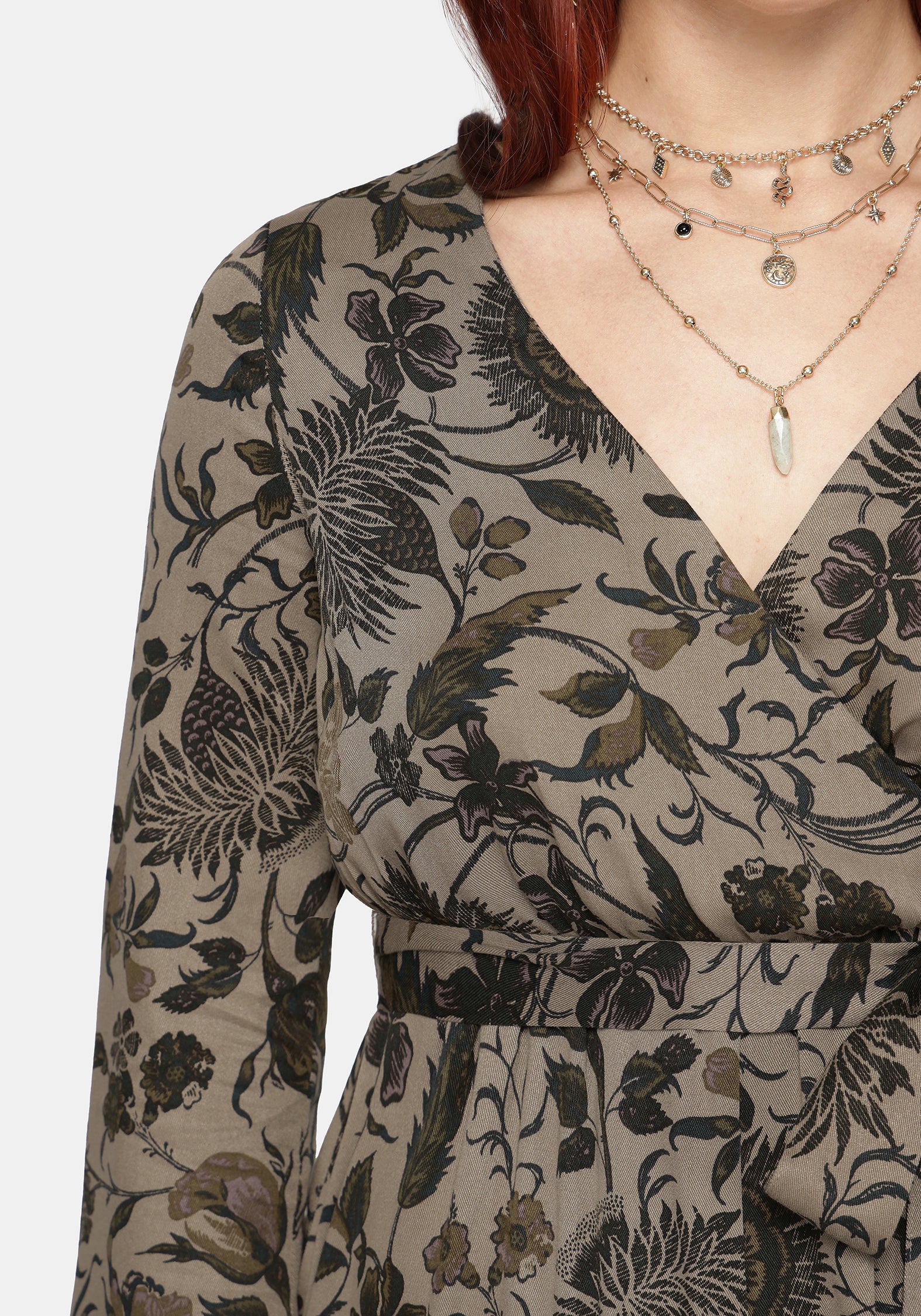 Herla Bhatik Floral Print Playsuit