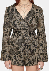 Herla Bhatik Floral Print Playsuit