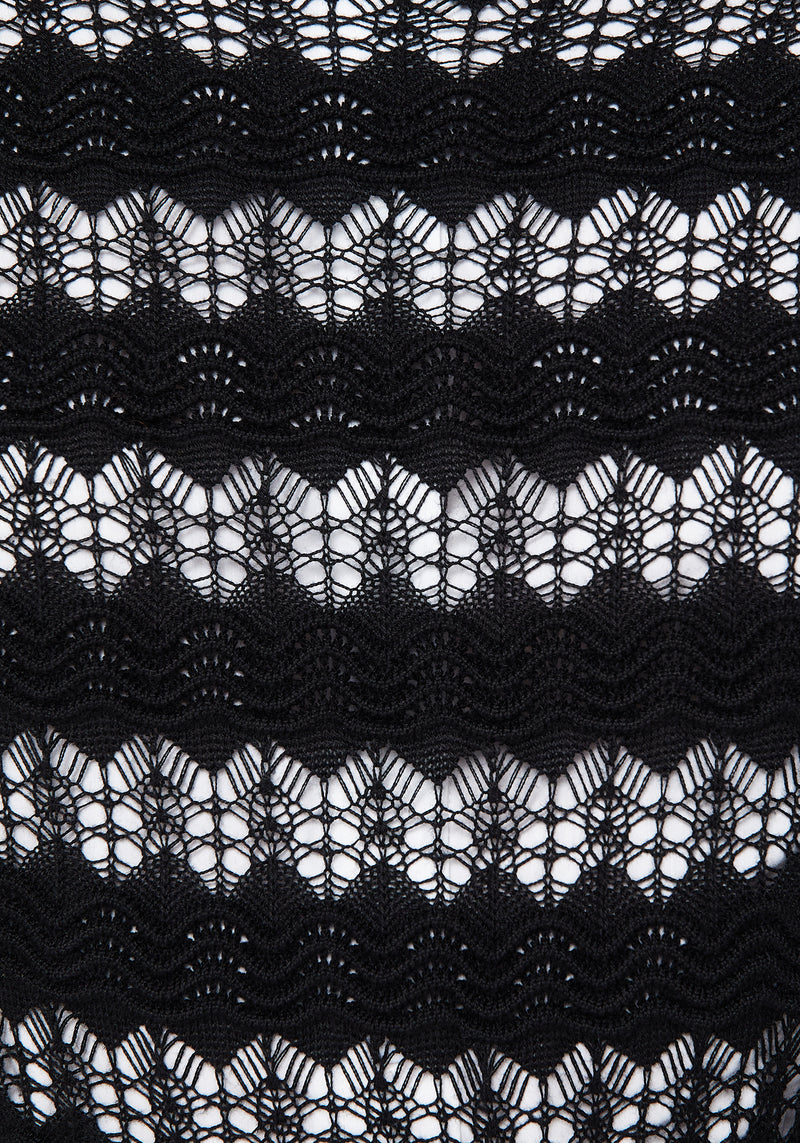 Wyn Cotton ZigZag Knit Long Sleeve Jumper