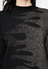 Kenna Flame Lurex Knit Jumper