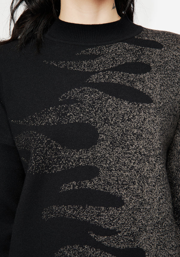 Kenna Flame Lurex Knit Jumper