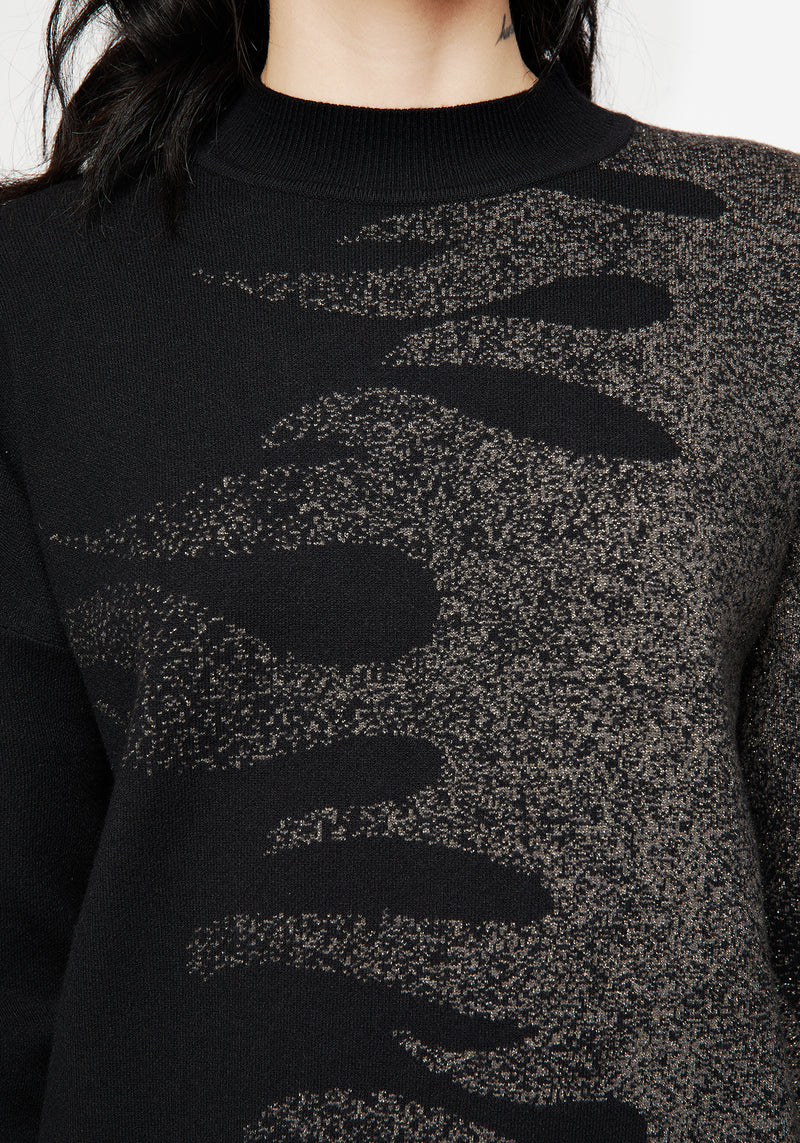 Kenna Flame Lurex Knit Jumper