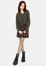 Keira Cotton Toadstool Embroidered Jumper