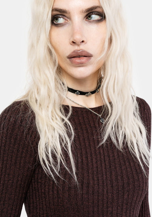 Estella Long Sleeve Knit Maxi Dress