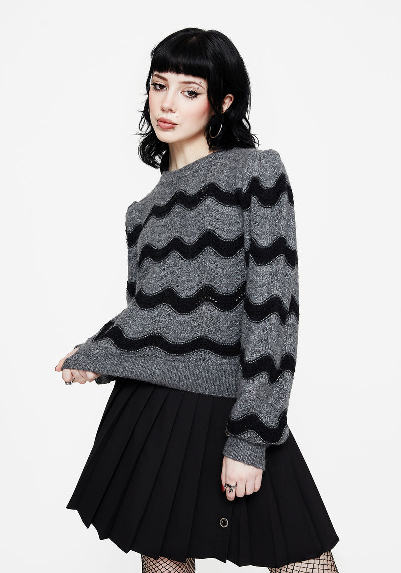 Nave Cotton Stripe Knit Jumper