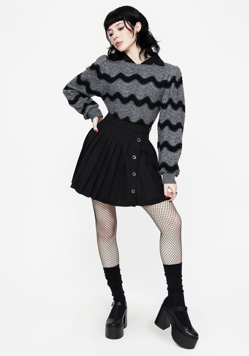 Nave Cotton Stripe Knit Jumper