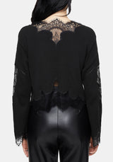 Stormwoken Pointelle Lace Detail Knit Jumper