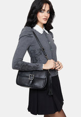 Nia Puff Sleeve Printed Arch Knit Cardigan