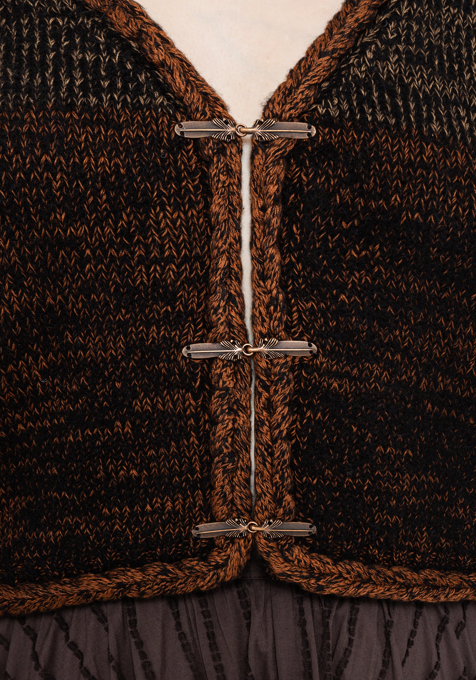 Shae Feather Clasp Knit Cardigan