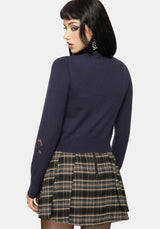 Griffinfly Embroidered Knit Jumper