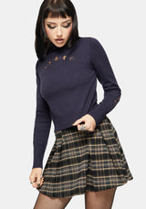 Griffinfly Embroidered Knit Jumper