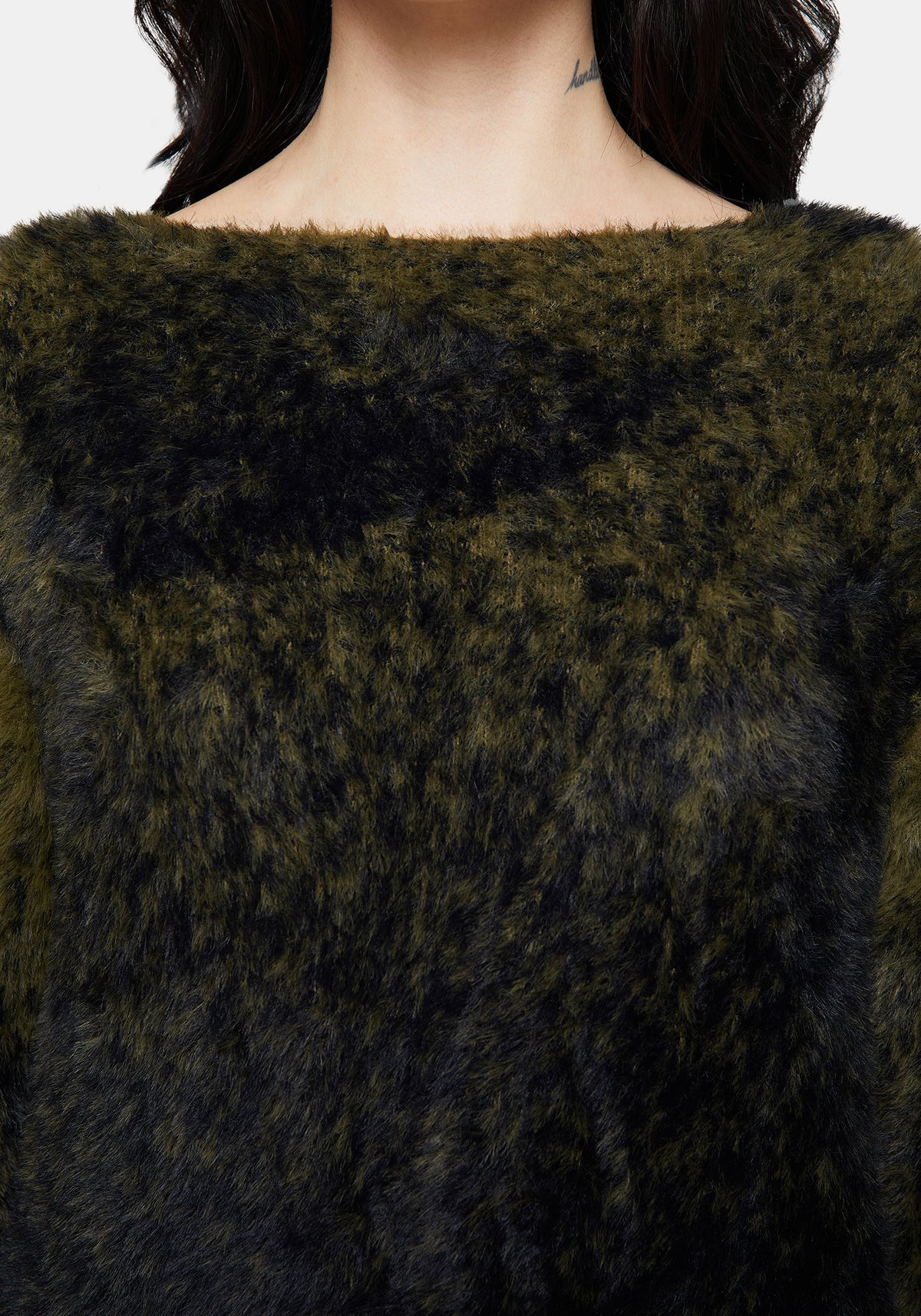 Maple Tie Dye Knit Jumper - Green