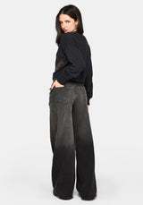 Ember Moth Embroidered V-Neck Knit Jumper