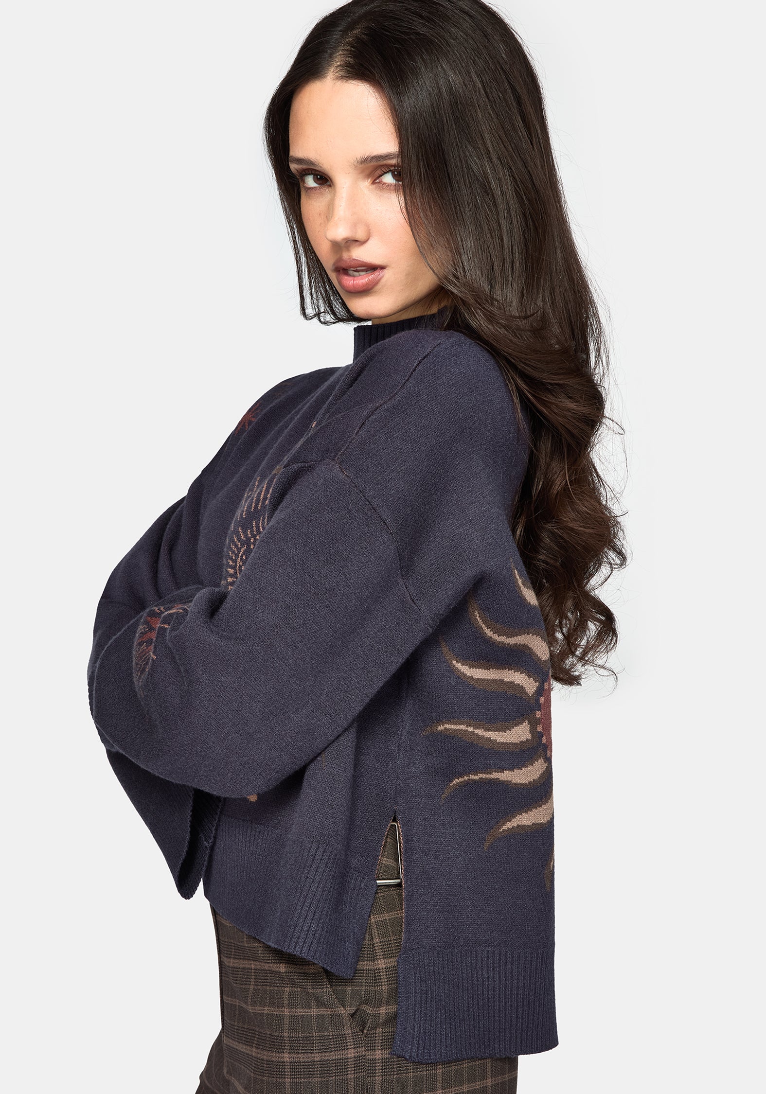 Angela Celestial Jacquard Knit Jumper