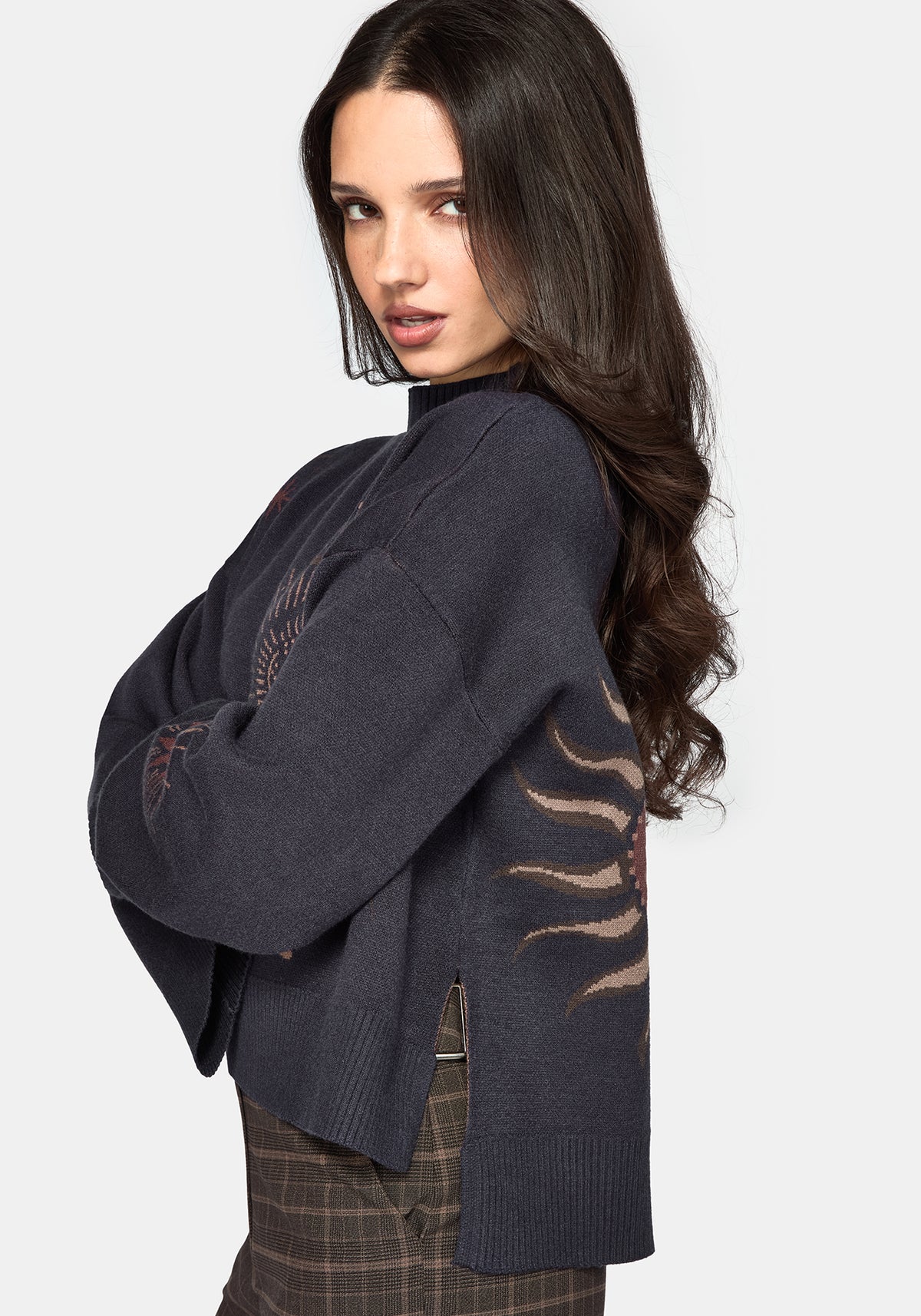 Angela Celestial Jacquard Knit Jumper