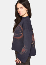 Angela Celestial Jacquard Knit Jumper