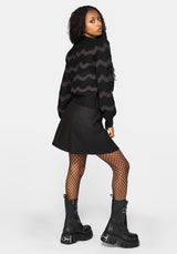 Nave Inverted Stripe Knit Cardigan