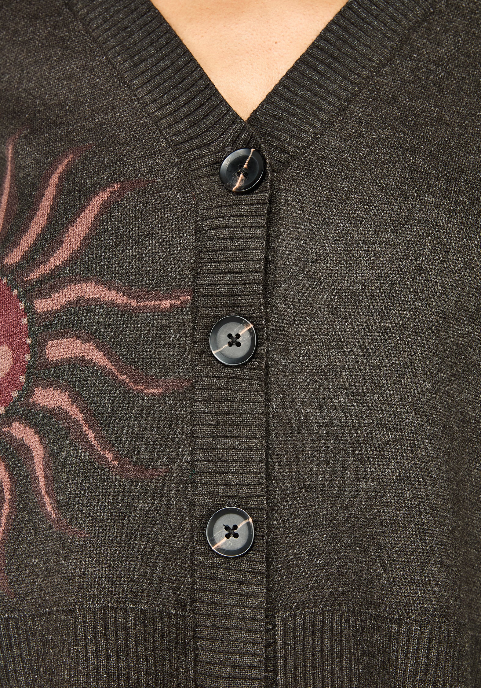 Angela Celestial Jacquard Knit Cardigan