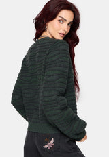 Stormi Wave Stripe Knit Cardigan
