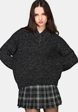 Astra V-Neck Chunky Knit Jumper