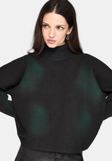 Luvena Batwing Dyed Knit Jumper
