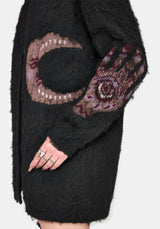 Angela Celestial Fluffy Knit Cardigan
