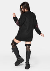 Angela Celestial Fluffy Knit Cardigan