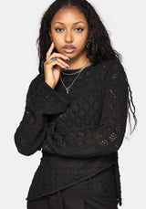 Olesia Asymmetric Knit Jumper