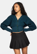 Valene Dragon Scales Knit Cardigan