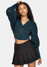 Valene Dragon Scales Knit Cardigan