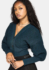 Valene Dragon Scales Knit Cardigan