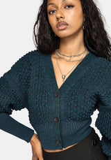 Valene Dragon Scales Knit Cardigan