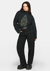 Perla Rat Embroidered Knit Jumper
