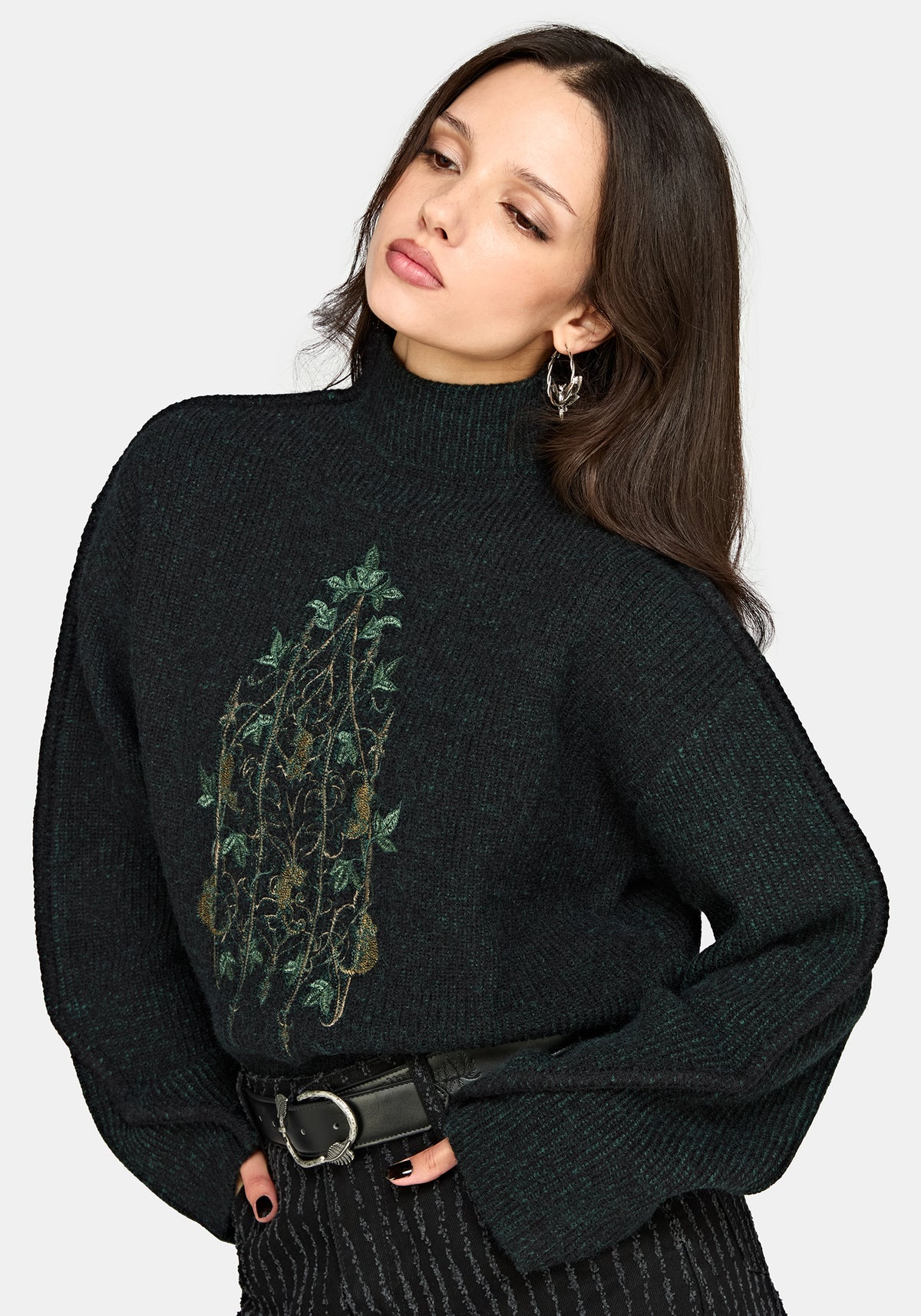 Perla Rat Embroidered Knit Jumper