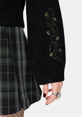 Ophidian Snake Cross Stitch Knit Jumper